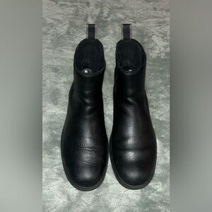 Ugg Black Leather Chelsea Boots Men’s Size 10 1123283
